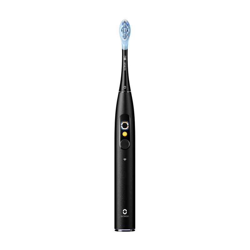 Електрическа четка за зъби Oclean X Ultra 20 S, 84000 об/мин, AI, Интелигентни сензори, Bluetooth, Wi-Fi, Адаптация към ортодонтско лечение, LED, 3 глави, Черен