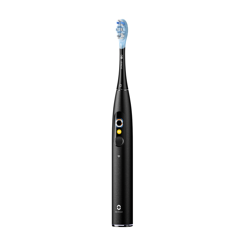Електрическа четка за зъби Oclean X Ultra 20 S, 84000 об/мин, AI, Интелигентни сензори, Bluetooth, Wi-Fi, Адаптация към ортодонтско лечение, LED, 3 глави, Черен