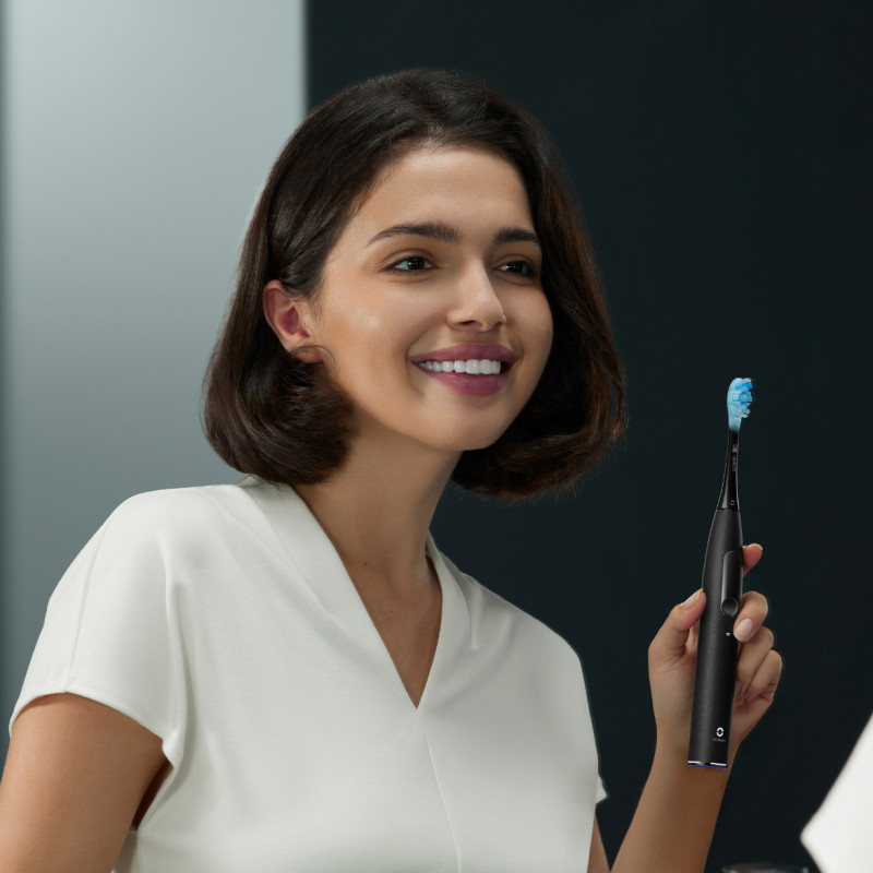 Електрическа четка за зъби Oclean X Ultra 20 S, 84000 об/мин, AI, Интелигентни сензори, Bluetooth, Wi-Fi, Адаптация към ортодонтско лечение, LED, 3 глави, Черен