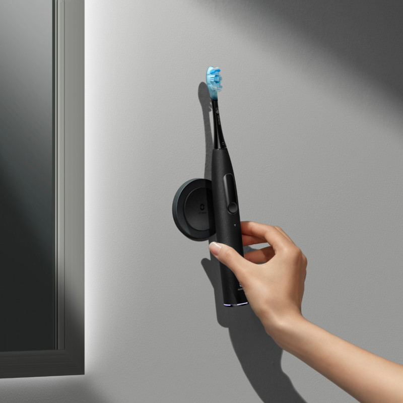 Електрическа четка за зъби Oclean X Ultra 20 S, 84000 об/мин, AI, Интелигентни сензори, Bluetooth, Wi-Fi, Адаптация към ортодонтско лечение, LED, 3 глави, Черен