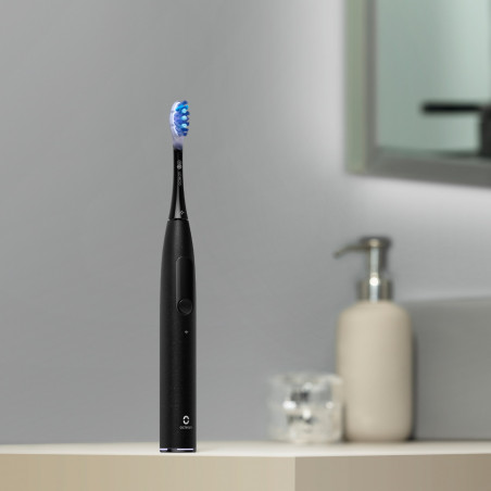 Електрическа четка за зъби Oclean X Ultra 20 S, 84000 об/мин, AI, Интелигентни сензори, Bluetooth, Wi-Fi, Адаптация към ортодонтско лечение, LED, 3 глави, Черен