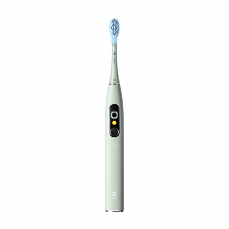 Електрическа четка за зъби Oclean X Ultra 20 S, 84000 об/мин, AI, Интелигентни сензори, Bluetooth, Wi-Fi, Адаптация към ортодонтско лечение, LED, 3 глави, Зелен