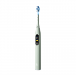 Електрическа четка за зъби Oclean X Ultra 20 S, 84000 об/мин, AI, Интелигентни сензори, Bluetooth, Wi-Fi, Адаптация към ортодонтско лечение, LED, 3 глави, Зелен