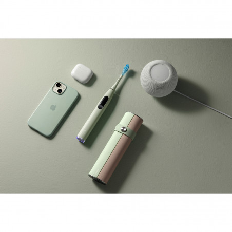 Електрическа четка за зъби Oclean X Ultra 20 S, 84000 об/мин, AI, Интелигентни сензори, Bluetooth, Wi-Fi, Адаптация към ортодонтско лечение, LED, 3 глави, Зелен