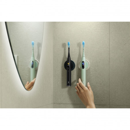 Електрическа четка за зъби Oclean X Ultra 20 S, 84000 об/мин, AI, Интелигентни сензори, Bluetooth, Wi-Fi, Адаптация към ортодонтско лечение, LED, 3 глави, Зелен