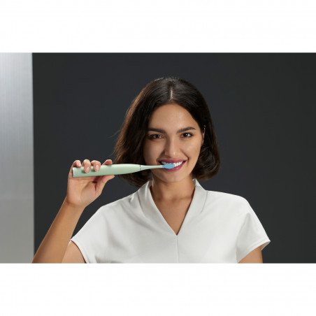 Електрическа четка за зъби Oclean X Ultra 20 S, 84000 об/мин, AI, Интелигентни сензори, Bluetooth, Wi-Fi, Адаптация към ортодонтско лечение, LED, 3 глави, Зелен