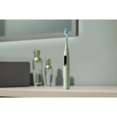 Електрическа четка за зъби Oclean X Ultra 20 S, 84000 об/мин, AI, Интелигентни сензори, Bluetooth, Wi-Fi, Адаптация към ортодонтско лечение, LED, 3 глави, Зелен