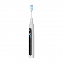 Електрическа четка за зъби Oclean X Pro 20 Set, AI, Maglev 4.0, 84000 об/мин, Wi-Fi, FlexFit, IPX7, Сигнал при пропусната зона, 40 дни автономност, Калъф, Бял