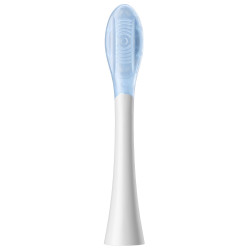 Комплект 2 бр резервни глави за електрическа четка за зъби Oclean Ultra Clean Brush Head, Твърда, Дълбоко почистване, DuPont, FlexFit, Бял