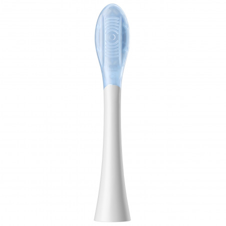 Комплект 2 бр резервни глави за електрическа четка за зъби Oclean Ultra Clean Brush Head, Твърда, Дълбоко почистване, DuPont, FlexFit, Бял