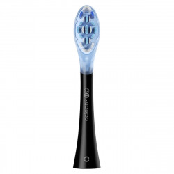 Комплект 2 бр резервни глави за електрическа четка за зъби Oclean Ultra Clean Brush Head, Твърда, Дълбоко почистване, DuPont, FlexFit, Черен