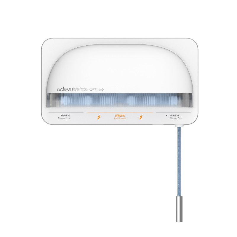 Стерилизатор за четки за зъби Oclean S1, 0.7W, Автоматичен режим, 1000 mAh, 99.9% ефективност, Автономия 20 дена, USB-C, Бял