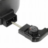 Електрически тиган Royalty Line PP-18214, 1500W, 42 см, 5.5 l, Стъклен капак, Термостат, Шагрен