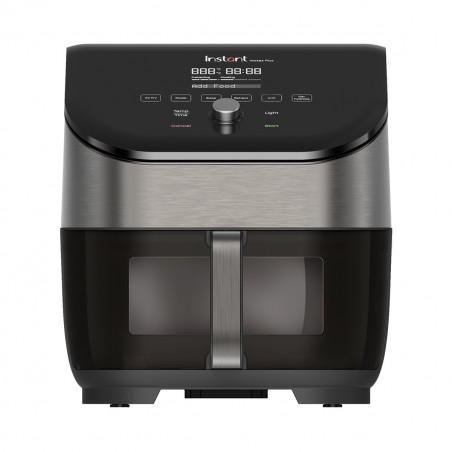 Фритюрник с горещ въздух Instant Pot Vortex Plus ClearCook & OdourErase 140310401, 1700W, 5.7 л, 6 програми, 35-205C, EvenCrisp, Двоен филтър, Черен