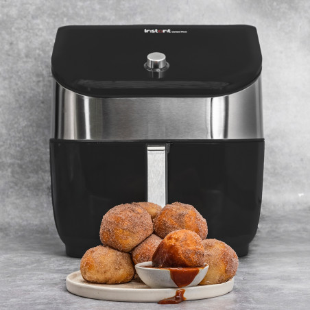 Фритюрник с горещ въздух Instant Pot Vortex Plus ClearCook & OdourErase 140310401, 1700W, 5.7 л, 6 програми, 35-205C, EvenCrisp, Двоен филтър, Черен