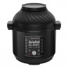 Мултикукър Instant Pot Pro Crisp + Air Fryer 140002701, 1500 W, 7.6 л, 11 програми, Кошница Air Fryer, LCD дисплей, Черен