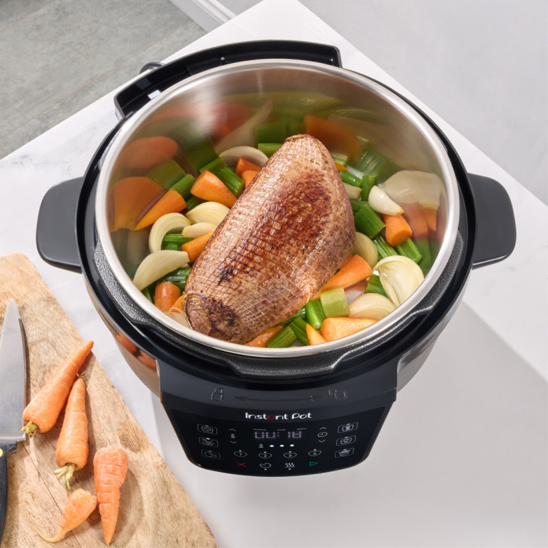 Мултикукър Instant Pot XL 140001901, 1200W, 7.1 л, 7 програми, Отложен старт, LCD дисплей, Черен