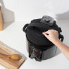 Мултикукър Instant Pot Duo Plus Whisper Quiet 112307901, 1000 W, 5.7 л, 9 програми, Отложен старт, LCD дисплей, Черен