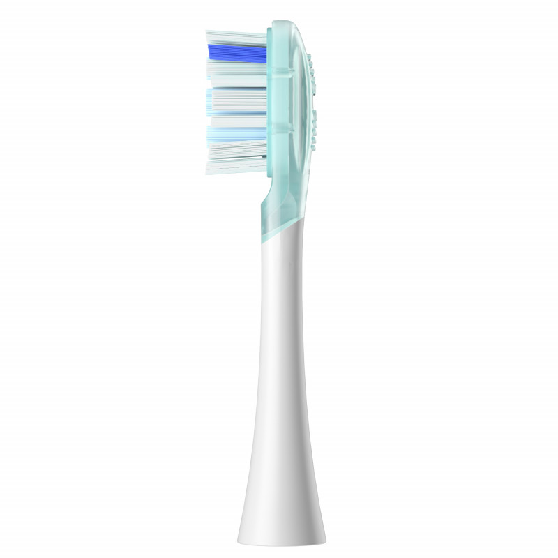Комплект 2 бр резервни глави за електрическа четка за зъби Oclean Ultra Gum Care Brush Head, Мека, Нежно почистване, DuPont, FlexFit, Бял
