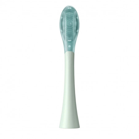 Комплект 2 бр резервни глави за електрическа четка за зъби Oclean Ultra Gum Care Brush Head, Мека, Нежно почистване, DuPont, FlexFit, Зелен