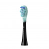 Комплект 2 бр резервни глави за електрическа четка за зъби Oclean Ultra Gum Care Brush Head, Мека, Нежно почистване, DuPont, FlexFit, Черен