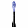 Комплект 2 бр резервни глави за електрическа четка за зъби Oclean Ultra White Brush Head, Твърда, За Избелване, DuPont, FlexFit, Черен/син
