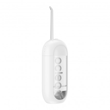 Зъбен душ Oclean W10 Lite, 3 режима, 2 накрайника, 1200 импулса в минута, До 140 PSI, USB-C, Бял