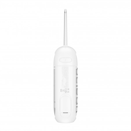 Зъбен душ Oclean W10 Lite, 3 режима, 2 накрайника, 1200 импулса в минута, До 140 PSI, USB-C, Бял