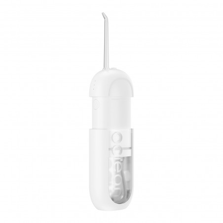 Зъбен душ Oclean W10 Lite, 3 режима, 2 накрайника, 1200 импулса в минута, До 140 PSI, USB-C, Бял