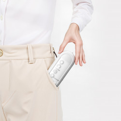 Зъбен душ Oclean W10 Lite, 3 режима, 2 накрайника, 1200 импулса в минута, До 140 PSI, USB-C, Бял