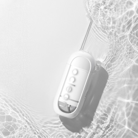 Зъбен душ Oclean W10 Lite, 3 режима, 2 накрайника, 1200 импулса в минута, До 140 PSI, USB-C, Бял