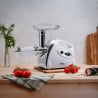 Месомелачка с приставка за домати Voltz V51991A, 1400W, Обратен ход, Аксесоари за сосове и Kubbe, Бял