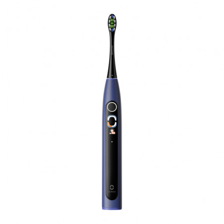 Електрическа четка за зъби Oclean X Lite, 72000 об/мин, 5 режима, Smart, Тъчскрийн, До 40 дни автономия, Отчитане на почистените зони, Тъмносин