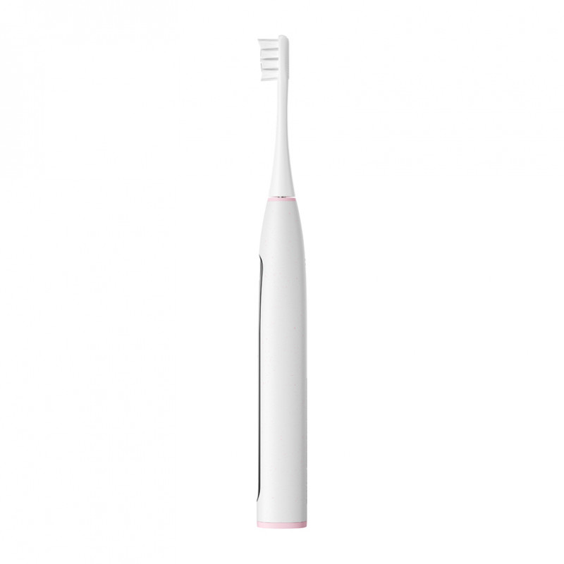 Електрическа четка за зъби Oclean X Lite Set, 72000 об/мин, 5 режима, Smart, Тъчскрийн, До 40 дни автономия, Отчитане на почистените зони, +Калъф, Светлосив