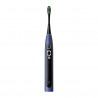 Електрическа четка за зъби Oclean X Lite Set, 72000 об/мин, 5 режима, Smart, Тъчскрийн, До 40 дни автономия, Отчитане на почистените зони, +Калъф, Тъмносин