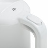 Електрическа кана Adler AD 1381, 900W, 0.5 л, 2 чаши и лъжичка, Защита от работа вода, Бял