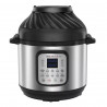 Мултикукър Instant Pot Duo Crisp + Air Fryer 140004401, 1500 W, 5.7 л, 11 програми, Кошница Air Fryer, EvenCrisp, Инокс