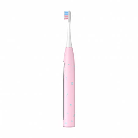 Детска електрическа четка за зъби Oclean X Kids, 2.5W, 72000 об/мин, 5 режима, Таймер, Автономия до 40 дни, Oclean OS, Type C, Розов