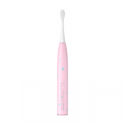 Детска електрическа четка за зъби Oclean X Kids, 2.5W, 72000 об/мин, 5 режима, Таймер, Автономия до 40 дни, Oclean OS, Type C, Розов