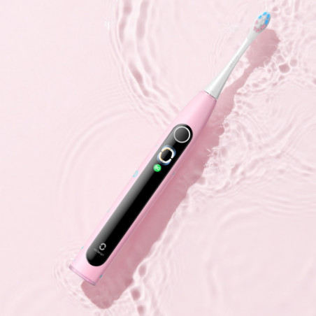 Детска електрическа четка за зъби Oclean X Kids, 2.5W, 72000 об/мин, 5 режима, Таймер, Автономия до 40 дни, Oclean OS, Type C, Розов