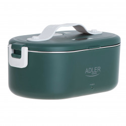Електрическа кутия за обяд Adler AD 4522, 45W, 0.8 л, До 70C, Съд от неръждаема стомана, Термочанта, Зелен