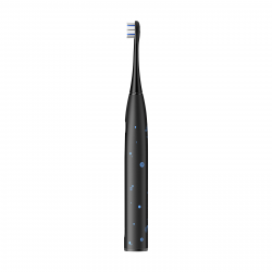 Детска електрическа четка за зъби Oclean X Kids Set, 2.5W, 72000 об/мин, 5 режима, Таймер, Автономия до 40 дни, Oclean OS, Type C, Калъф, Черен