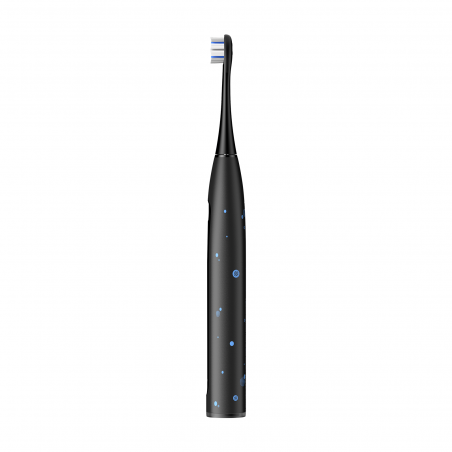 Детска електрическа четка за зъби Oclean X Kids Set, 2.5W, 72000 об/мин, 5 режима, Таймер, Автономия до 40 дни, Oclean OS, Type C, Калъф, Черен
