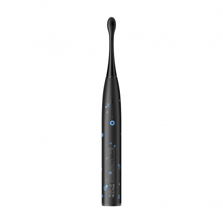 Детска електрическа четка за зъби Oclean X Kids Set, 2.5W, 72000 об/мин, 5 режима, Таймер, Автономия до 40 дни, Oclean OS, Type C, Калъф, Черен