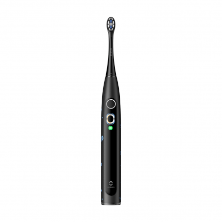 Детска електрическа четка за зъби Oclean X Kids Set, 2.5W, 72000 об/мин, 5 режима, Таймер, Автономия до 40 дни, Oclean OS, Type C, Калъф, Черен