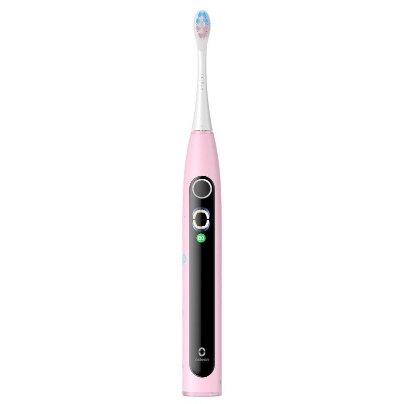 Детска електрическа четка за зъби Oclean X Kids Set, 2.5W, 72000 об/мин, 5 режима, Таймер, Автономия до 40 дни, Oclean OS, Type C, Калъф, Розов