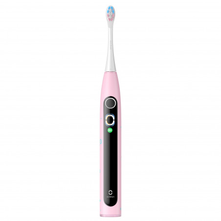 Детска електрическа четка за зъби Oclean X Kids Set, 2.5W, 72000 об/мин, 5 режима, Таймер, Автономия до 40 дни, Oclean OS, Type C, Калъф, Розов