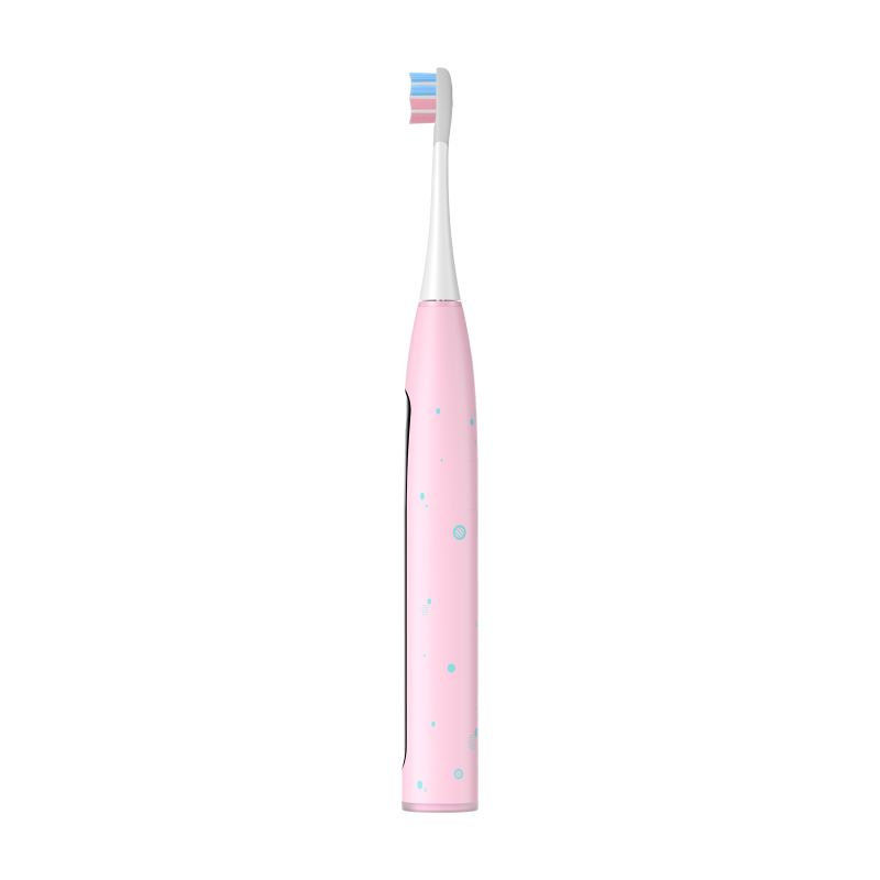Детска електрическа четка за зъби Oclean X Kids Set, 2.5W, 72000 об/мин, 5 режима, Таймер, Автономия до 40 дни, Oclean OS, Type C, Калъф, Розов