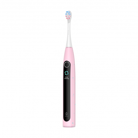 Детска електрическа четка за зъби Oclean X Kids Set, 2.5W, 72000 об/мин, 5 режима, Таймер, Автономия до 40 дни, Oclean OS, Type C, Калъф, Розов