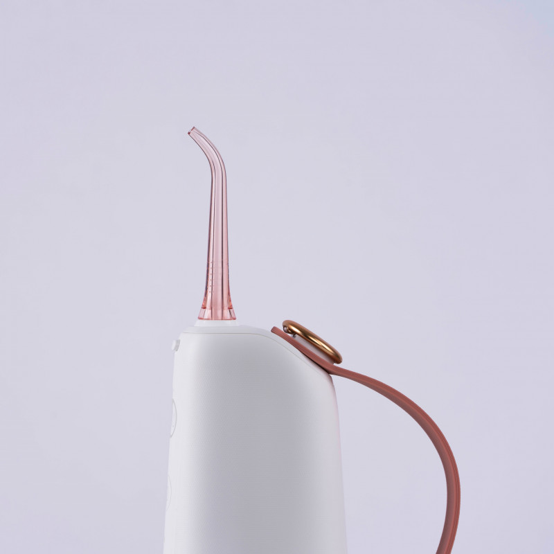 Зъбен душ Oclean W10, 5 режима, 2 накрайника, 200 мл, 1400 импулса в минута, IPX7, USB-C, Розов